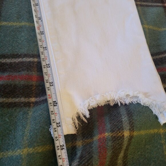 Sofia Vergara High Waist Ankle Jeans Size 18 White Jeans NWT - Picture 2 of 13